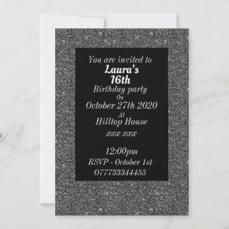 Glamouröse Einladungen zu personalisierten Geburts