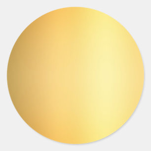 Glamouröse Elegante Faux-Gold-Leer-Vorlage Glam Runder Aufkleber