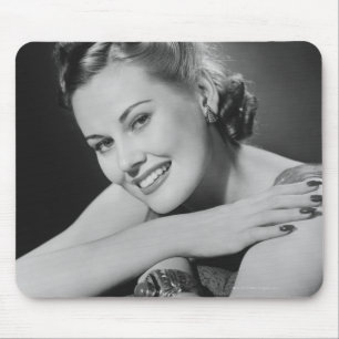 Glamouröse Frau Mousepad