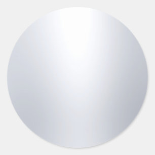 Glamouröse Imitate Silver Blank Template Elegant C Runder Aufkleber