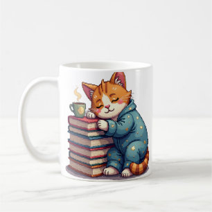 Glamouröse müde Katze Pixel Art Retro-Gaming Nosta Kaffeetasse