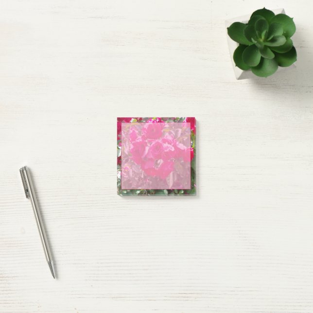 Glamouröse Rose Post-it Klebezettel (Büro)