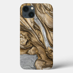 Glamouröser erdiger Marmor-Swirbel-Muster Case-Mate iPhone Hülle