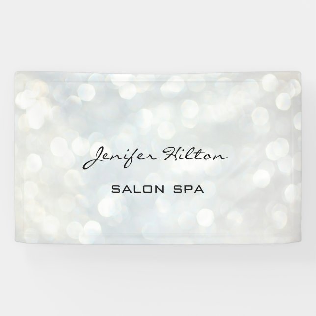 Glamouröser moderner Chic Bokeh Banner (Horizontal)