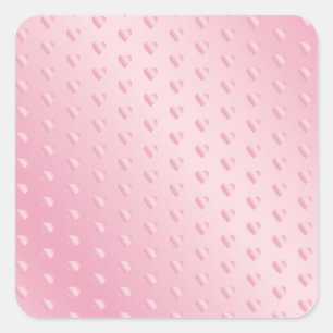 Glamouröser Rosa gesprenkelter leerer Template Ele Quadratischer Aufkleber
