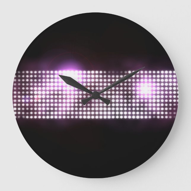Glamouröses abstraktes Hintergrunddesign. Große Wanduhr (Vorderseite)