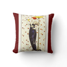 Glamouröses Art Nouveau Kissen