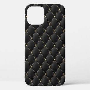 Glamouröses, goldgestuftes, schwarz geflochtenes  Case-Mate iPhone hülle