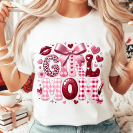 Glamouröses Muttertagsgeschenk Mädchen Mama Retro  T-Shirt