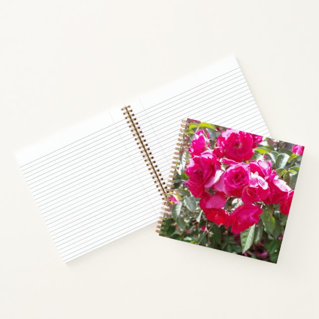 Glamouröses Rosen Notizbuch (Innenseite)