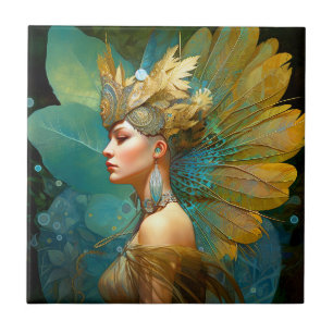 Glamourous Fairy Woman Fantasy Art Fliese