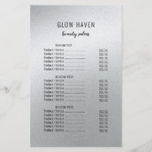 Glamours Silberner Schönheitssalon