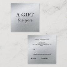 Glamours Silberner Schönheitssalon