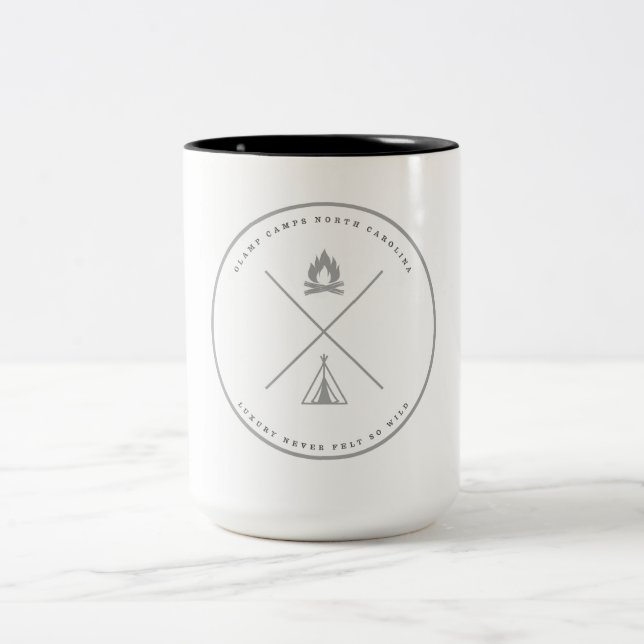 Glamp Camps Logo Tasse Kaffee (Mittel)