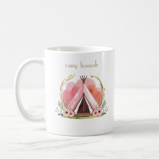 Glamping Bachelorette Campfire Chic Geschenk Kaffeetasse