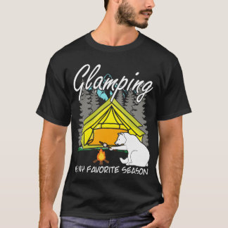 Glamping Camping Camper Wanderfamilie T-Shirt