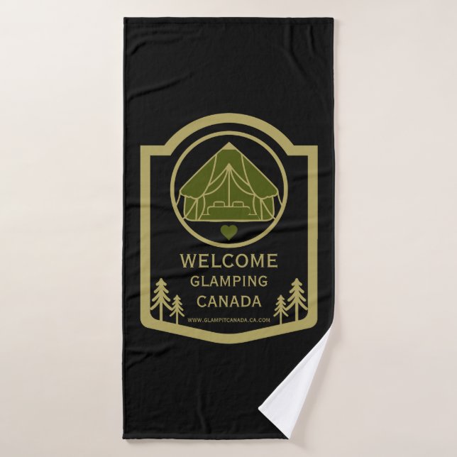 Glamping Canada Business Badehandtuch (Badehandtuch)