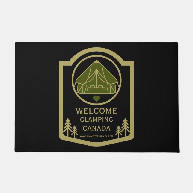 Glamping Canada Business Fußmatte (Vorderseite)