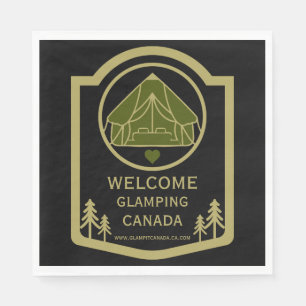Glamping Canada Business Serviette