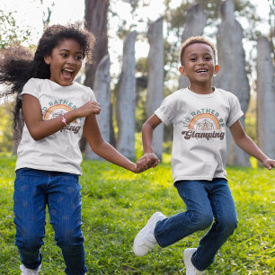 Glamping Colorful Rainbow Niedlich T-Shirt