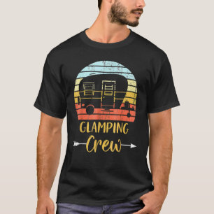 Glamping Crew Funny Matching Familienreise Camping T-Shirt