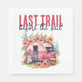 Glamping Last Train Junggeselinnen-Abschied Weeken Serviette