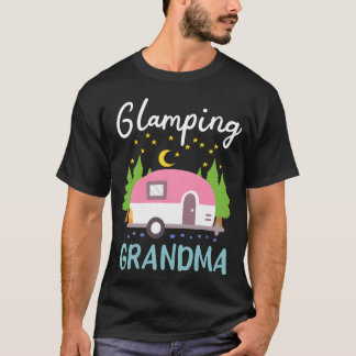 Glamping Oma Glamper Rv Camping Mädchen T-Shirt
