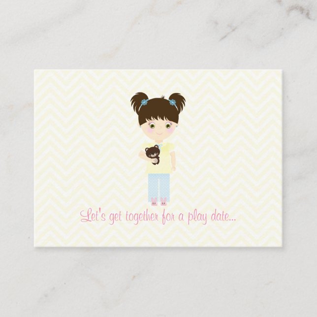 Glamping Sleepover Party Telefonnummerkarte (Vorderseite)