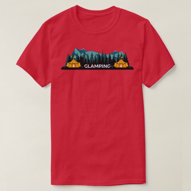 Glamping T-Shirt (Design vorne)