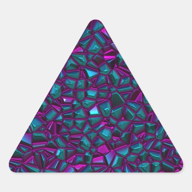 Glamstone Nocturne : Dreieckiger Aufkleber (Vorderseite)