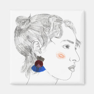 Glance Sketch - Portrait Magnet