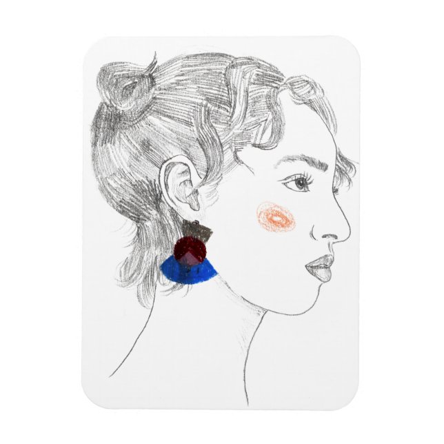 Glance Sketch - Portrait Magnet (Vertikal)