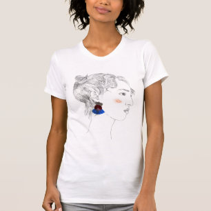 Glance Sketch - Portrait T-Shirt