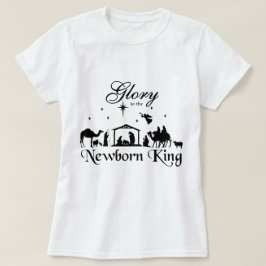 Glanz für den Weihnachtsmann-T - Shirt des Neugebo