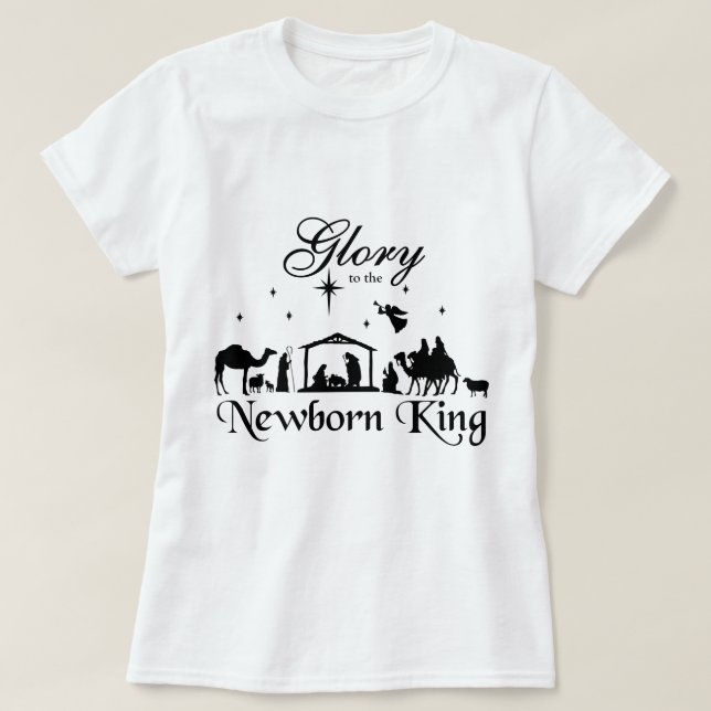 Glanz für den Weihnachtsmann-T - Shirt des Neugebo (Design vorne)