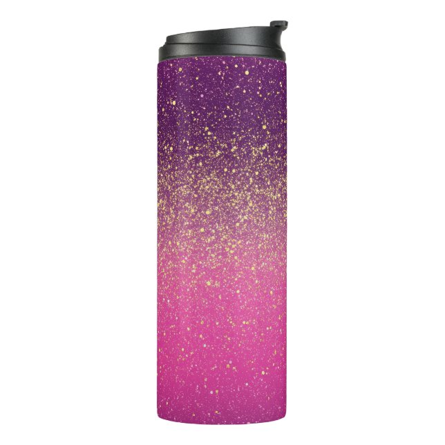 Glanz-Ombre-Muster  Thermosbecher (Nach links gedreht)