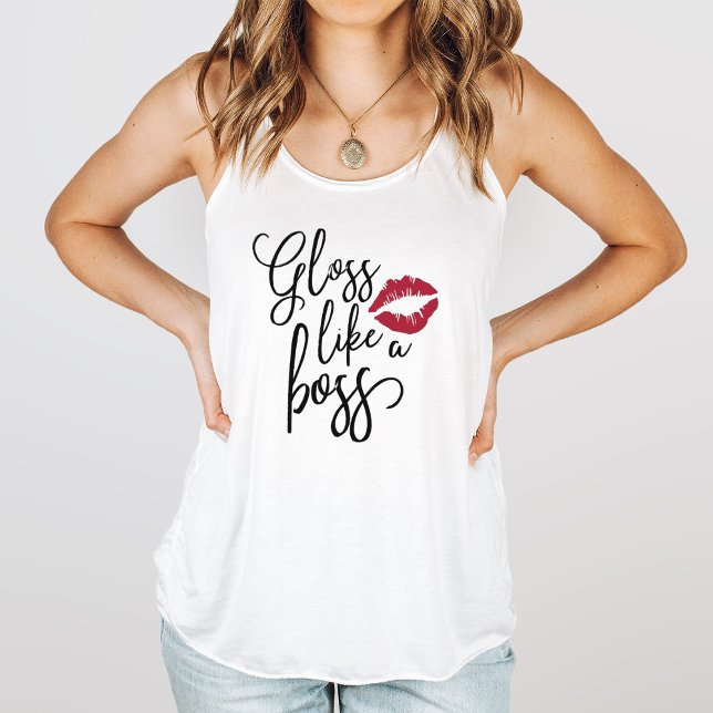 Glanz wie ein Boss | Lip Product Distributor Tank Top (Von Creator hochgeladen)