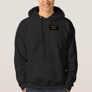 Glanz wie ein schwarzer Hoodie der Stern-Männer