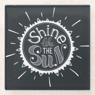 Glanz wie The Sun Glasuntersetzer