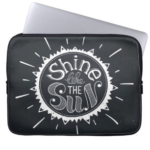 Glanz wie The Sun Laptopschutzhülle