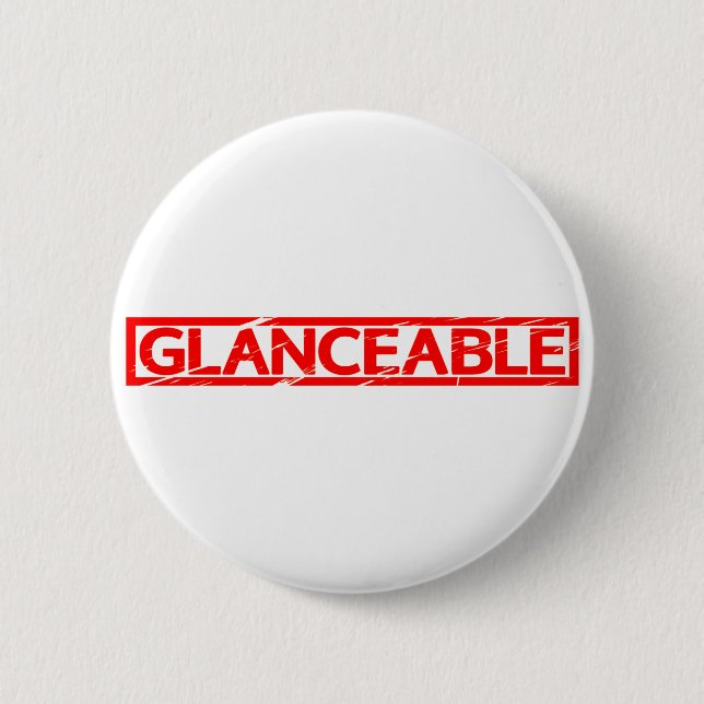 Glanzbare Briefmarke Button (Vorderseite)