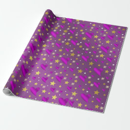 glänzend, farbenfroh, sterne, metall, golden, geschenkpapier