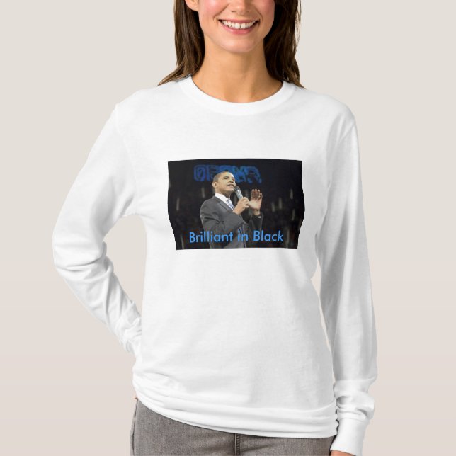 Glänzend im schwarzen T - Shirt (Vorderseite)