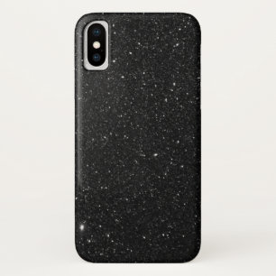 Glänzend schwarzes Glitter Shiny Case-Mate iPhone Hülle