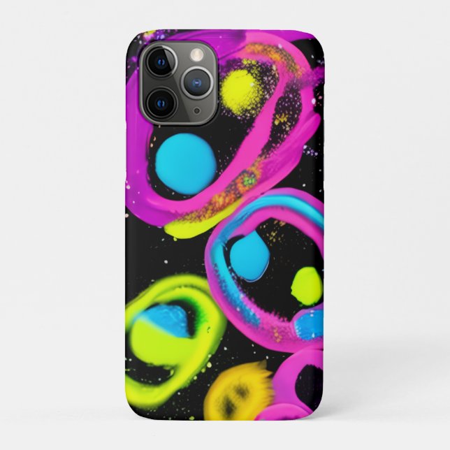 glänzende abstrakte Kunst Case-Mate iPhone Hülle (Rückseite)