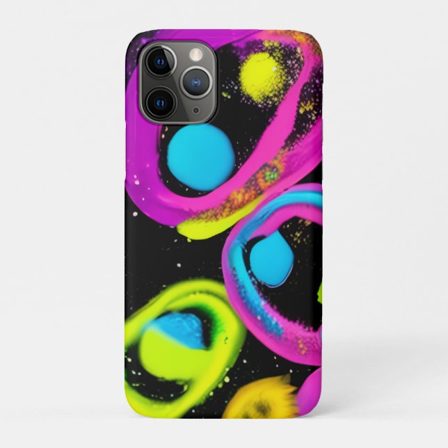 glänzende abstrakte Kunst Case-Mate iPhone Hülle (Rückseite)