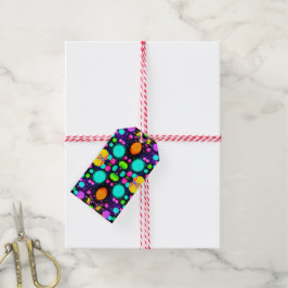 glänzende abstrakte Kunst Geschenkanhänger