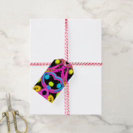 glänzende abstrakte Kunst Geschenkanhänger