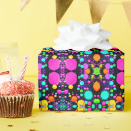 glänzende abstrakte Kunst Geschenkpapier