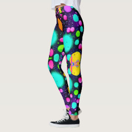 glänzende abstrakte Kunst Leggings